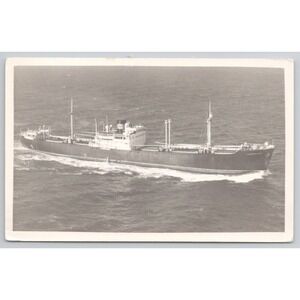 Vintage‎ Fernplant Ship Photograph Maritime Nautical Ocean Sea Vessel